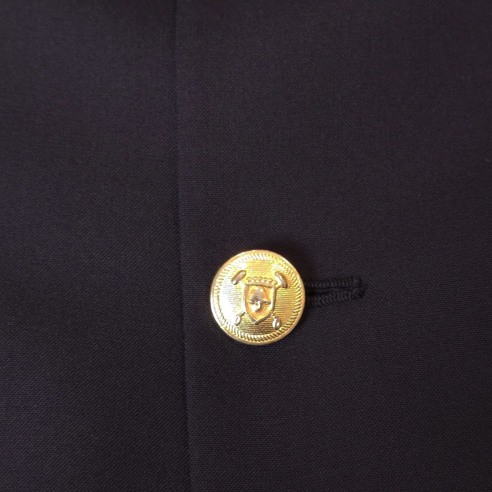 Lauren Ralph Lauren Men’s Navy Two Button Wool Sport Coat Size 48R